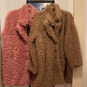 New w/ tags 2x Sherpa jackets